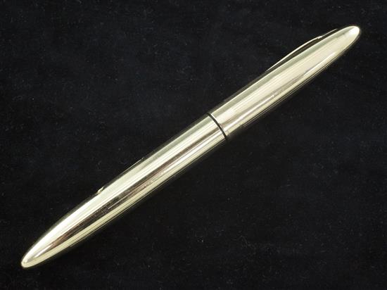 A 14ct gold Sheaffer fountain pen, 5.25in.